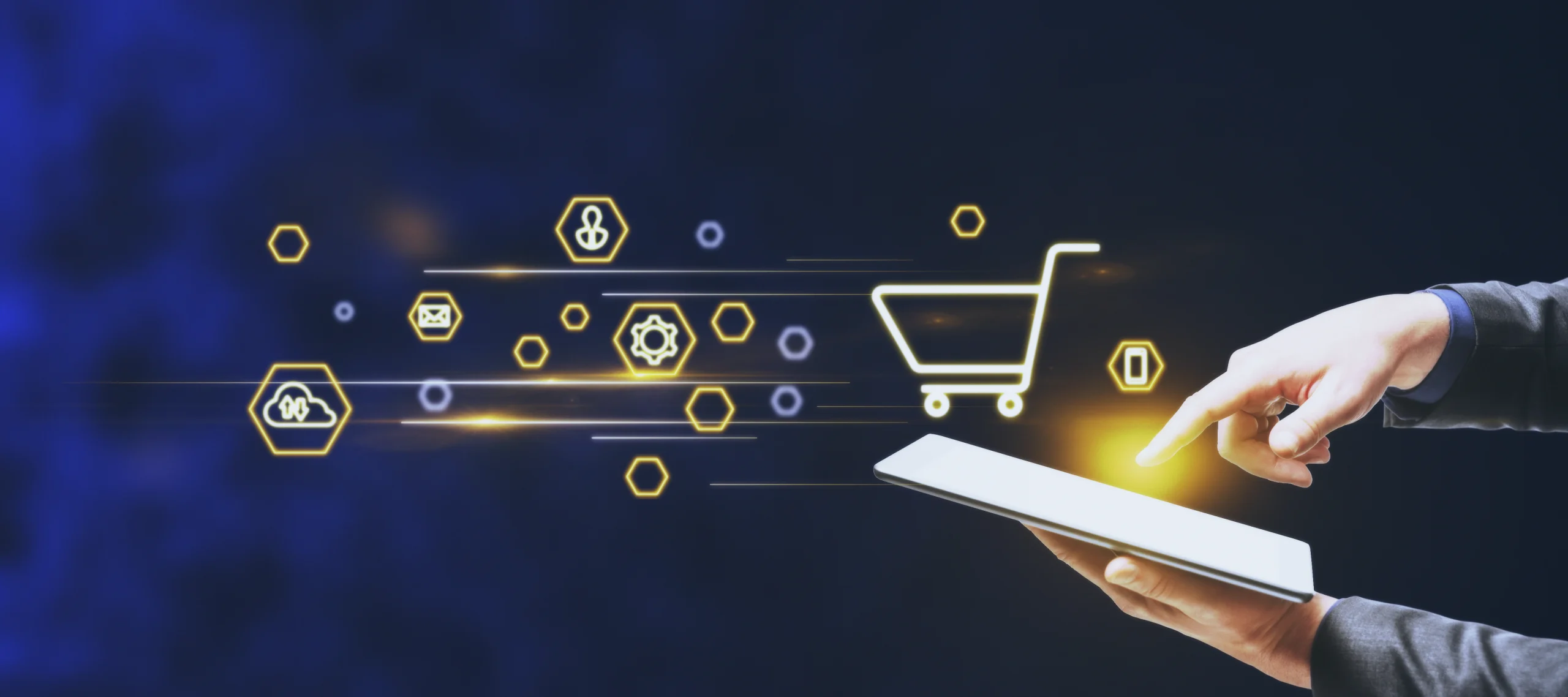 businessman-hand-pointing-at-tablet-with-abstract