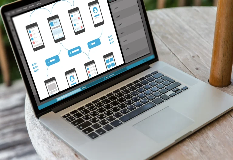 technology-and-web-design-concept