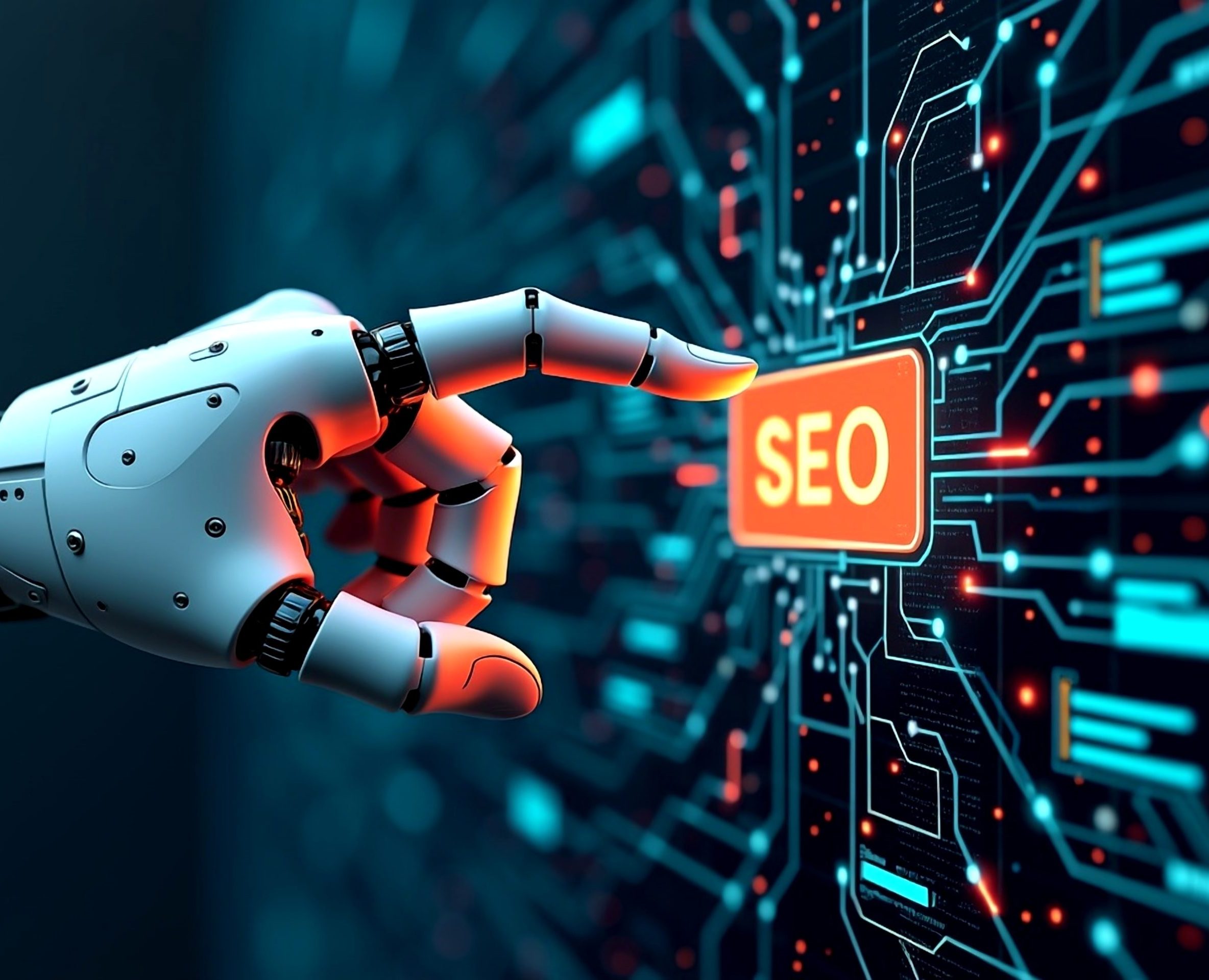 futuristic-robotic-hand-touching-seo-icon-digital-marketing-concept